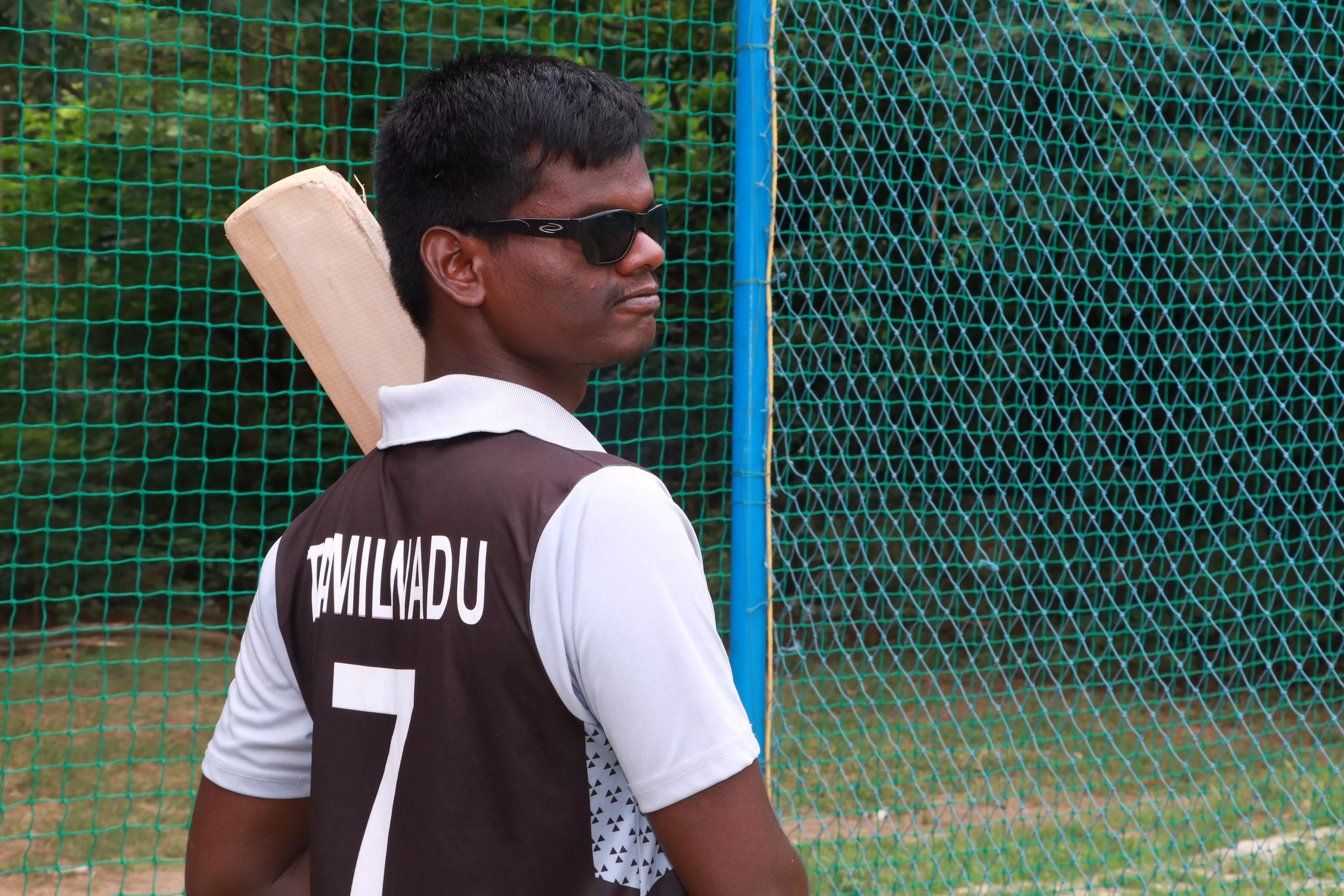 S Maharaj, blind cricket player