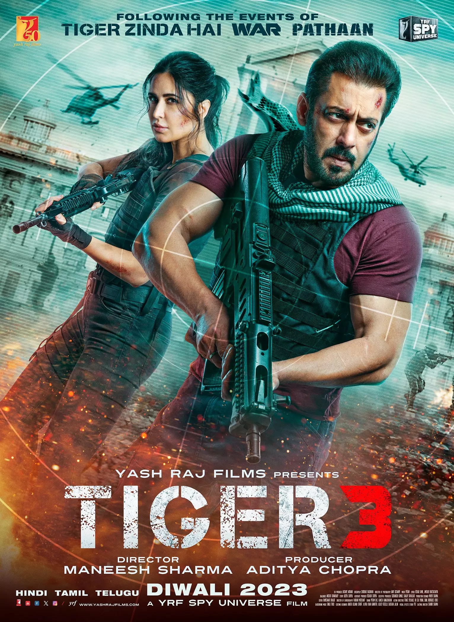 Salman Khan reveals Tiger 3 poster, confirms Diwali debut