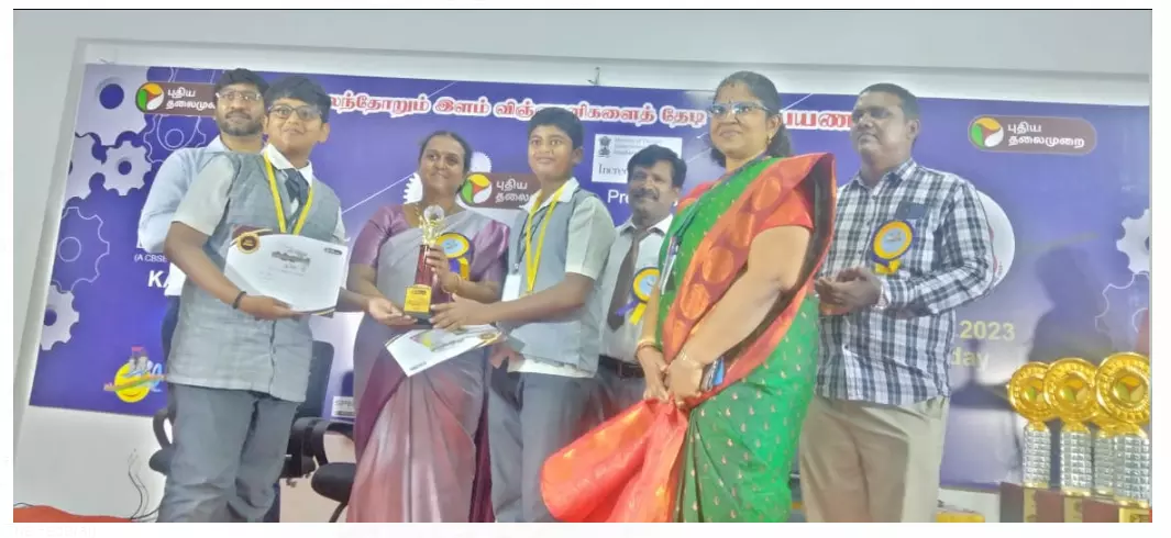 Winners of Kanchipuram edition of Veettukku Oru Vignani