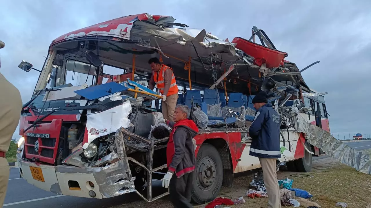 KSRTC bus accident, Karnataka, Chitradurga