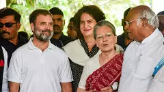 Mallikarjun Kharge, Sonia Gandhi, Priyanka Gandhi, Rahul Gandhi