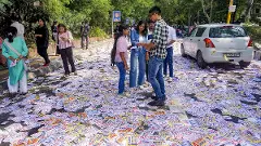 DUSU polls underway, students throng polling booths to cast votes