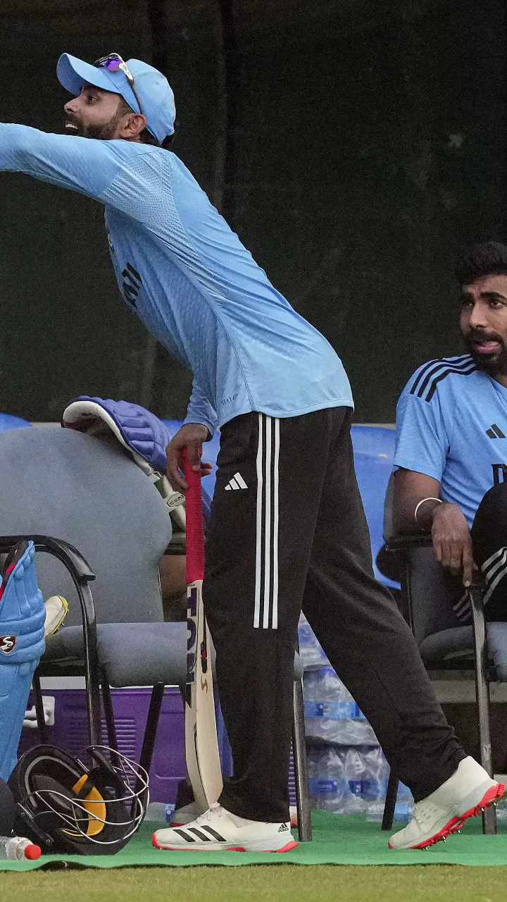 Photos: Indian cricketers train for 1st ODI against Australia