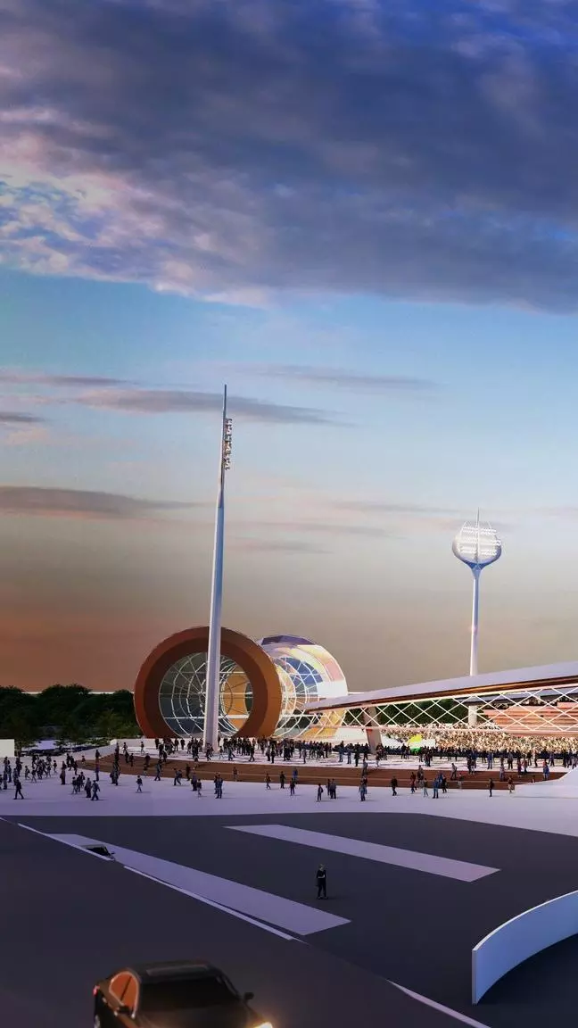 Photos: Lord Shiva-themed Varanasi cricket stadium