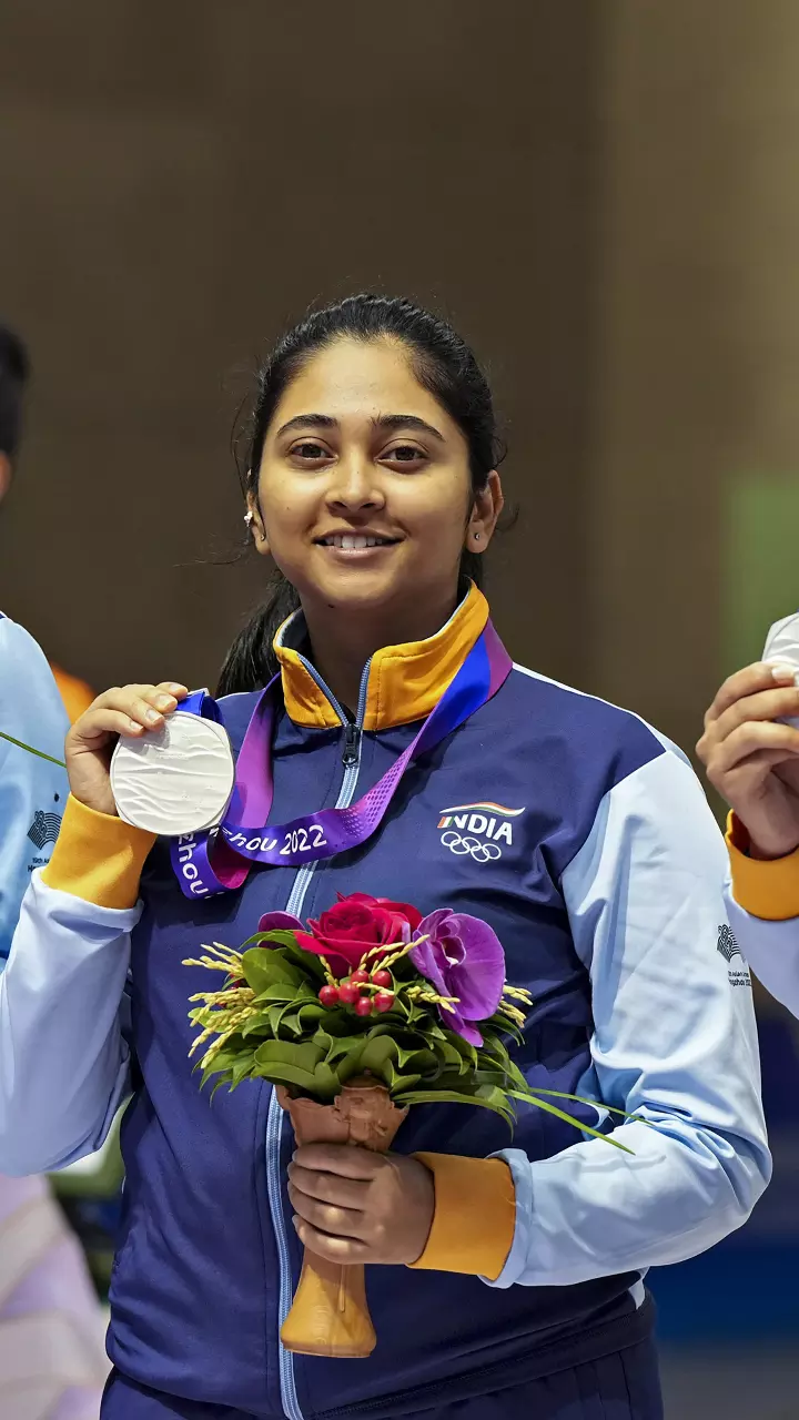 Photos | Asian Games, Day 1: Indias medal winners