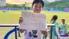 Asian Games, Smriti Mandhana, Smriti Mandhanas Chinese fan