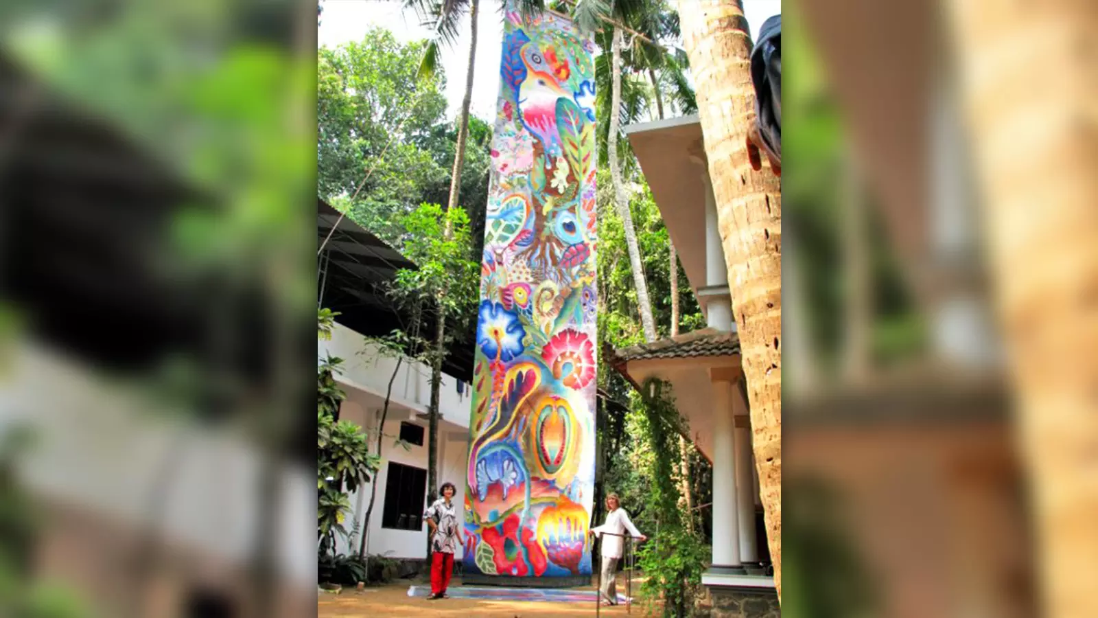 The tapestries at the new office of the Max Muller Bhavan evoked tremendous response. 