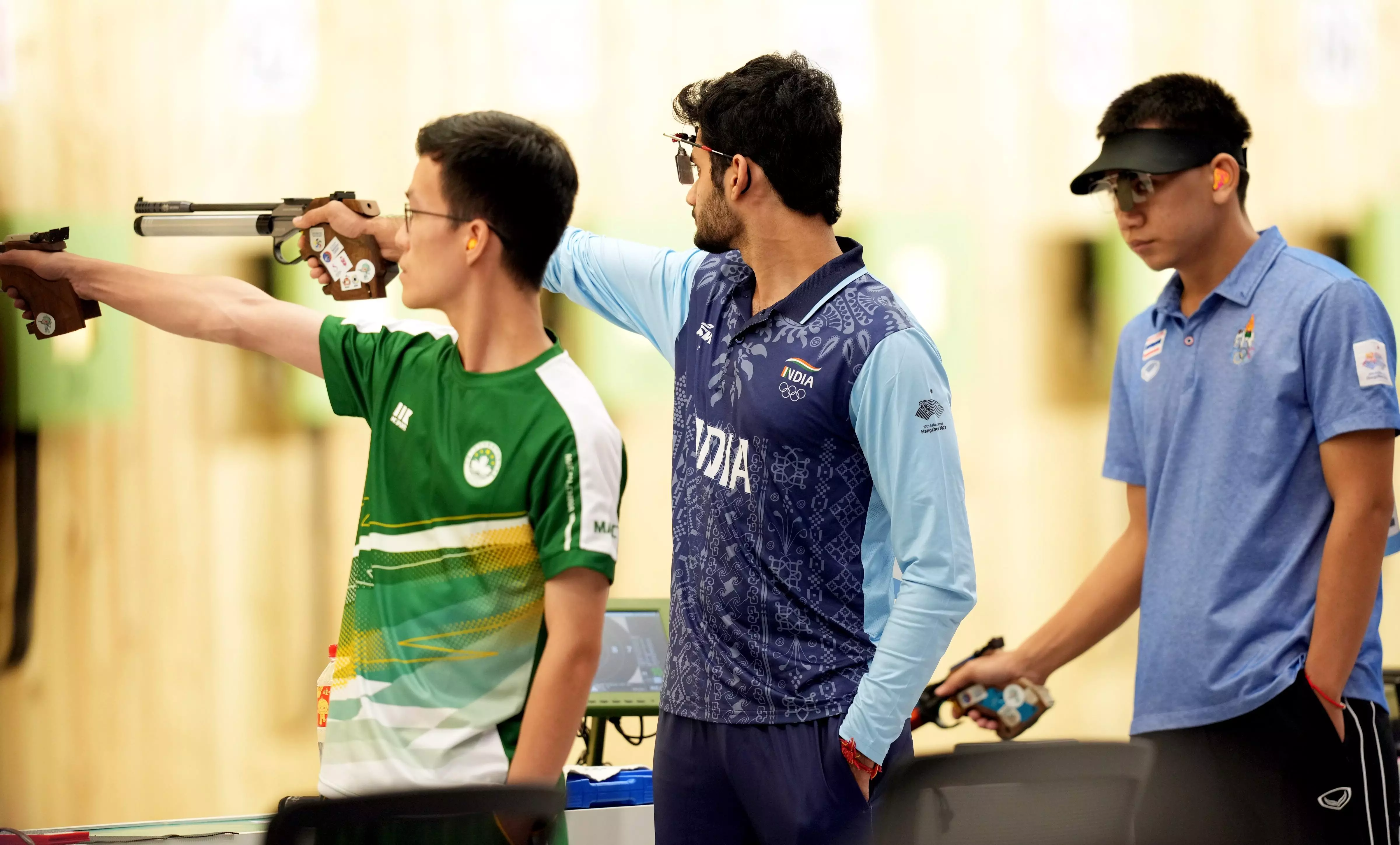 Asian Games: Men’s 10m pistol team bags 6th gold for India; Wushu star wins a silver