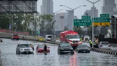 New York city, rainstorm, waterlogging