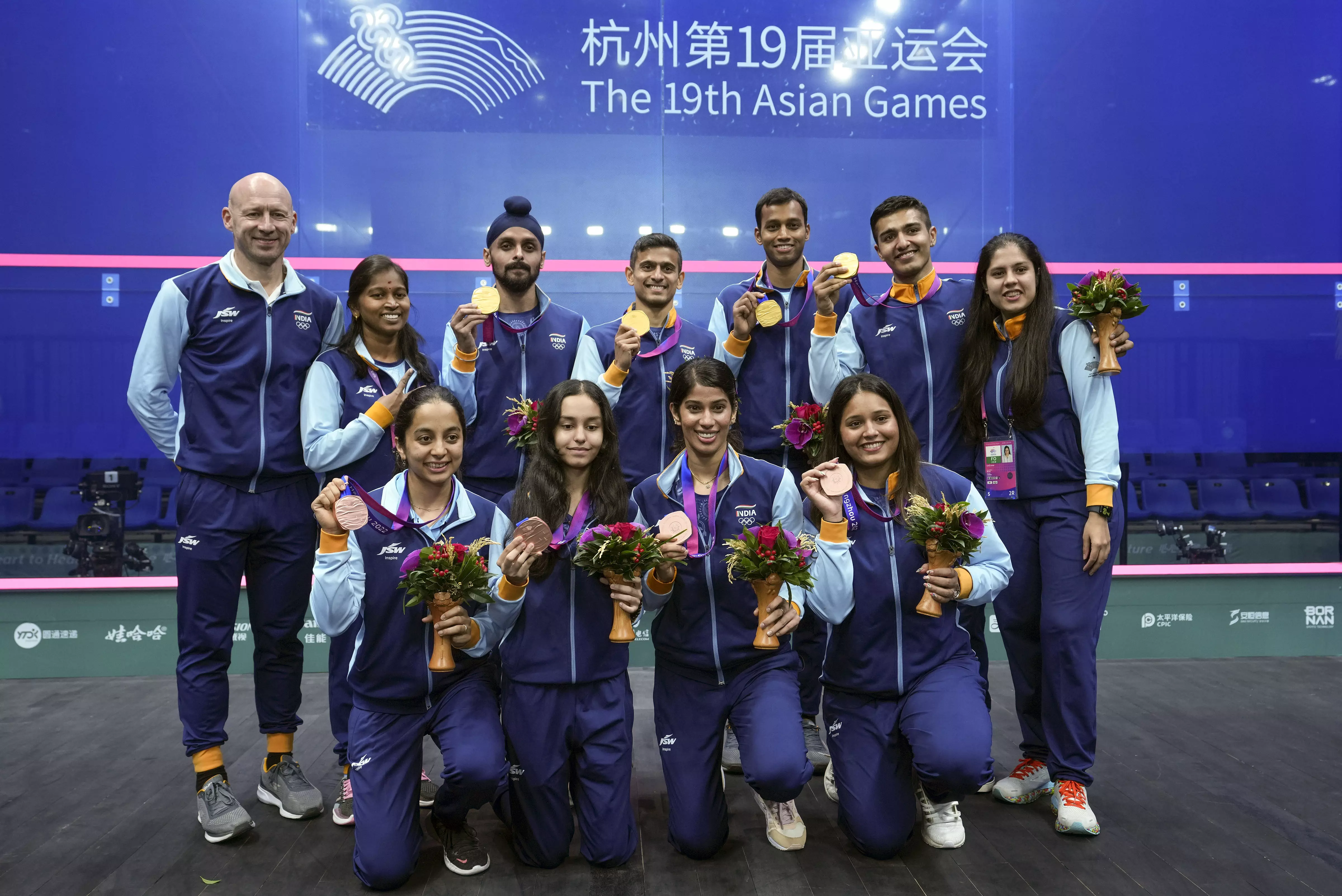 Hangzhou Asian Games: India win gold in tennis and squash on Day 7