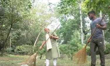 Beyond just cleanliness...: PM Modi leads mega cleanliness drive on Gandhi Jayanti eve
