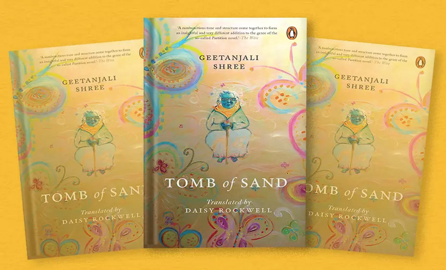 Geetanjali Shree who won the 2022 International Booker Prize for her novel Tomb of Sand (translated from Ret Ki Samadhi by Daisy Rockwell). 