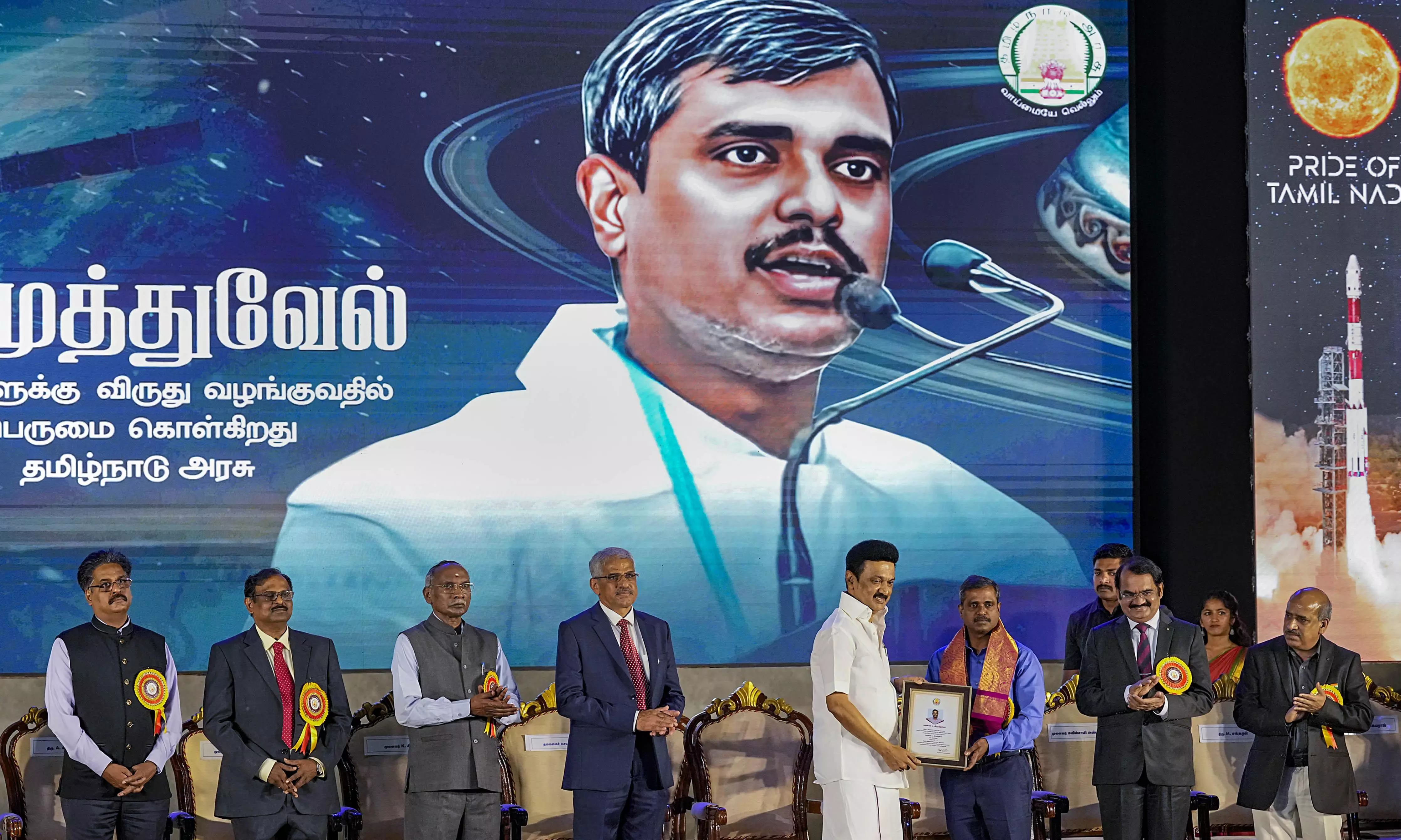 Stalin announces award of Rs 25 lakh each for nine ISRO scientists from Tamil Nadu