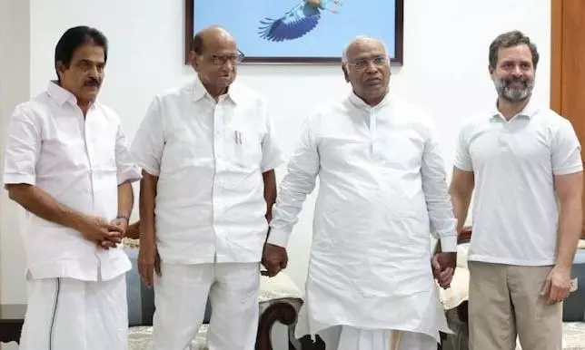 Pawar meets Kharge and Rahul, discusses road ahead for INDIA alliance