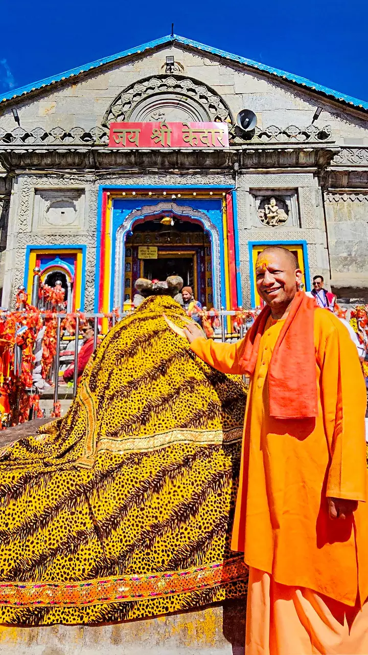 Photos: Yogi Adityanath at Kedarnath temple