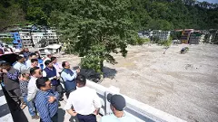 Central team tours north Sikkim worst hit by flash floods