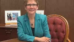 Speaker of the Canadian Senate Raymonde Gagne