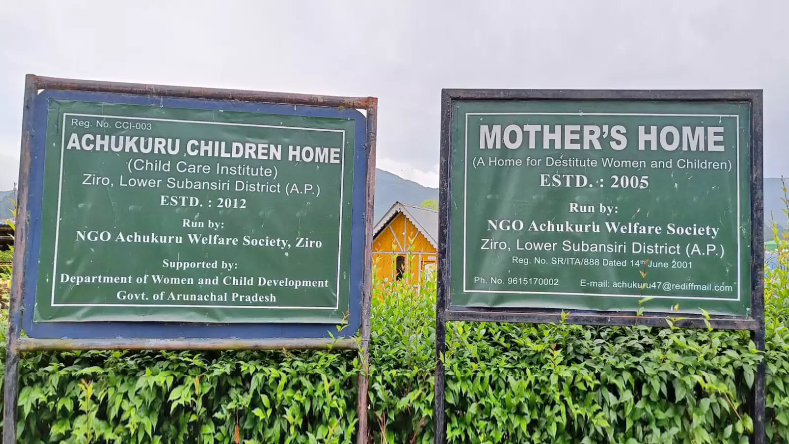 Mothers Home in Ziro, Arunachal Pradesh.