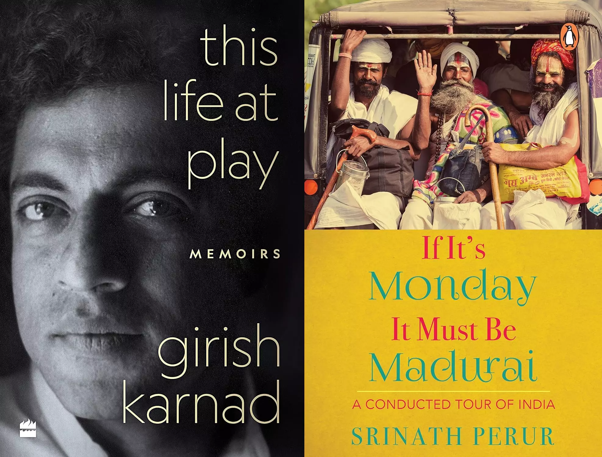 Srinath Perur’s second translation was This Life at Play: Memoirs (2021), the autobiography of Girish Karnad. Earlier, he had published a travelogue, If it’s Monday, it Must be Madurai: A Conducted Tour of India (2013).  