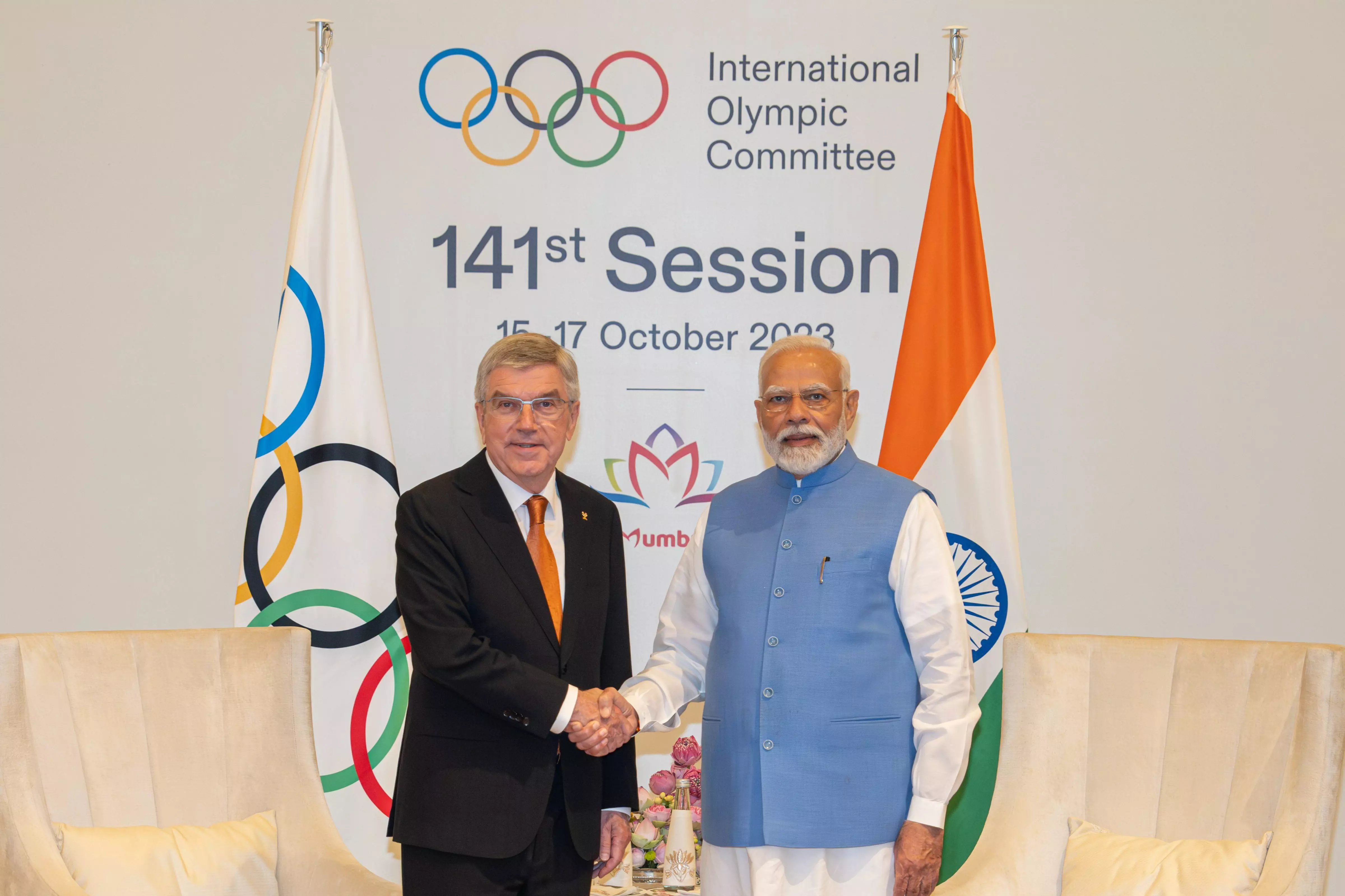 Narendra Modi, Thomas Bach