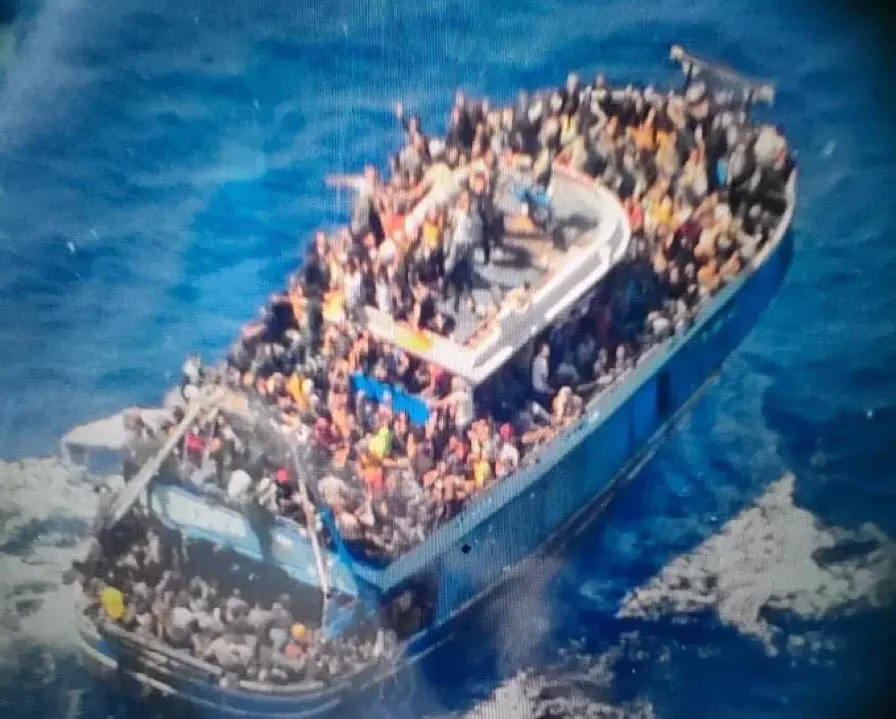 Greece coast, Kalamata, migrant boat, sank,