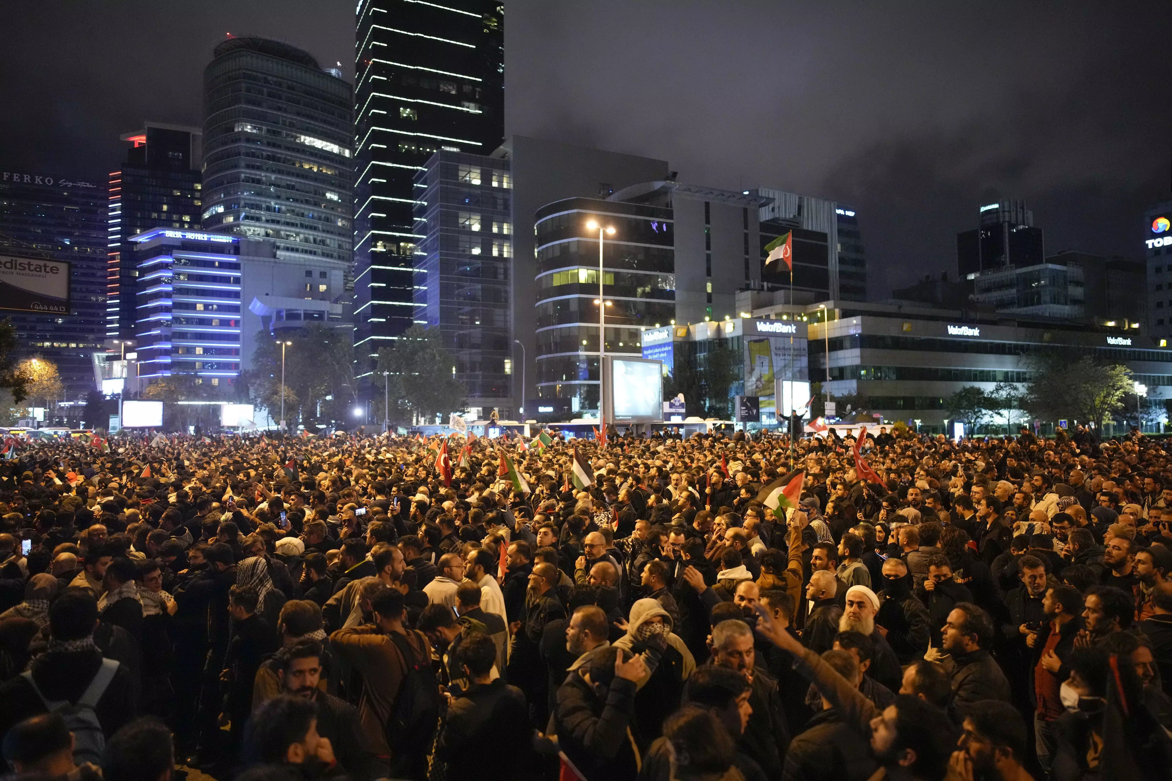 Solidarity march in Turkey