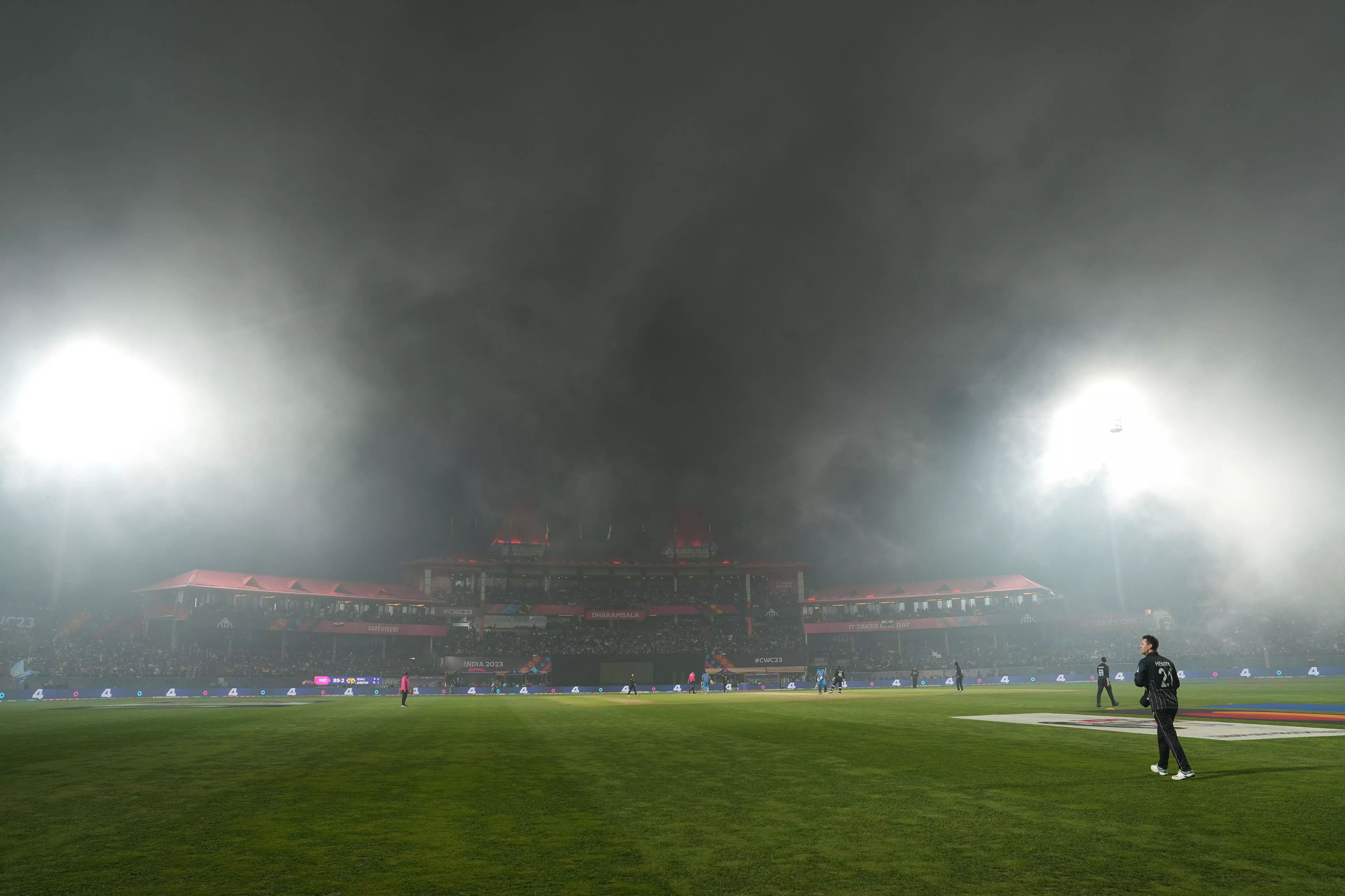 Fog, ICC World Cup 2023, Dharamsala, India vs New Zealand