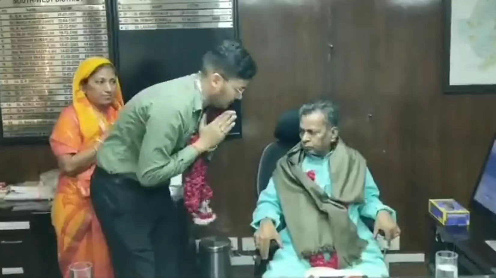 Delhi: DM in trouble after video showing him felicitating priest goes viral