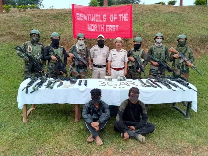 Manipur, police, arrested cadres of CKLA group