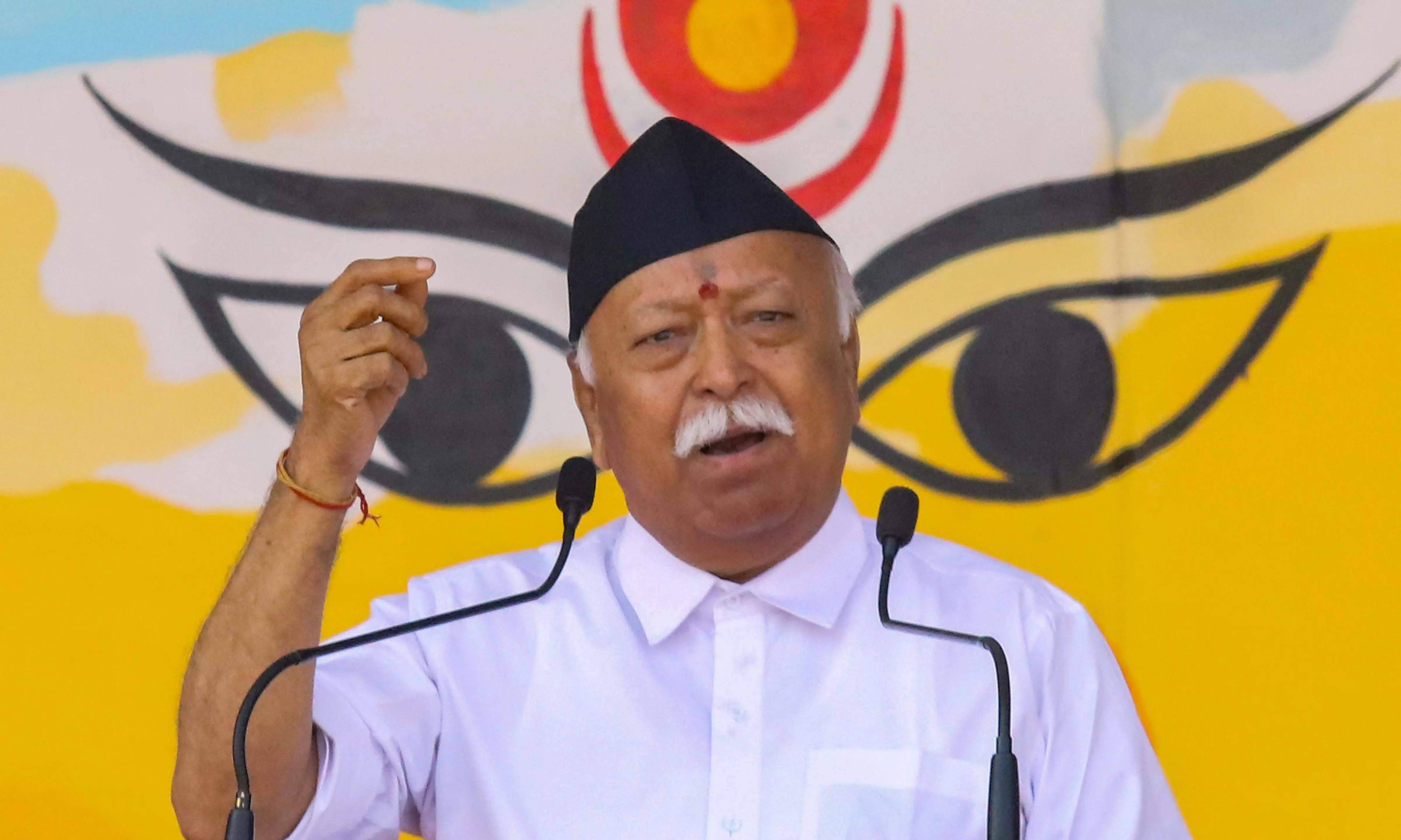 Generous, shows goodwill regardless of religion, caste: Bhagwat defines Hindu