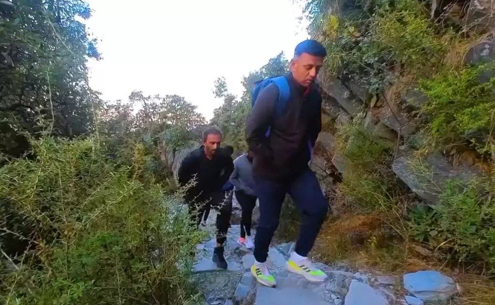 Rahul Dravid, Triund trekking, Dharamsala, Himachal Pradesh