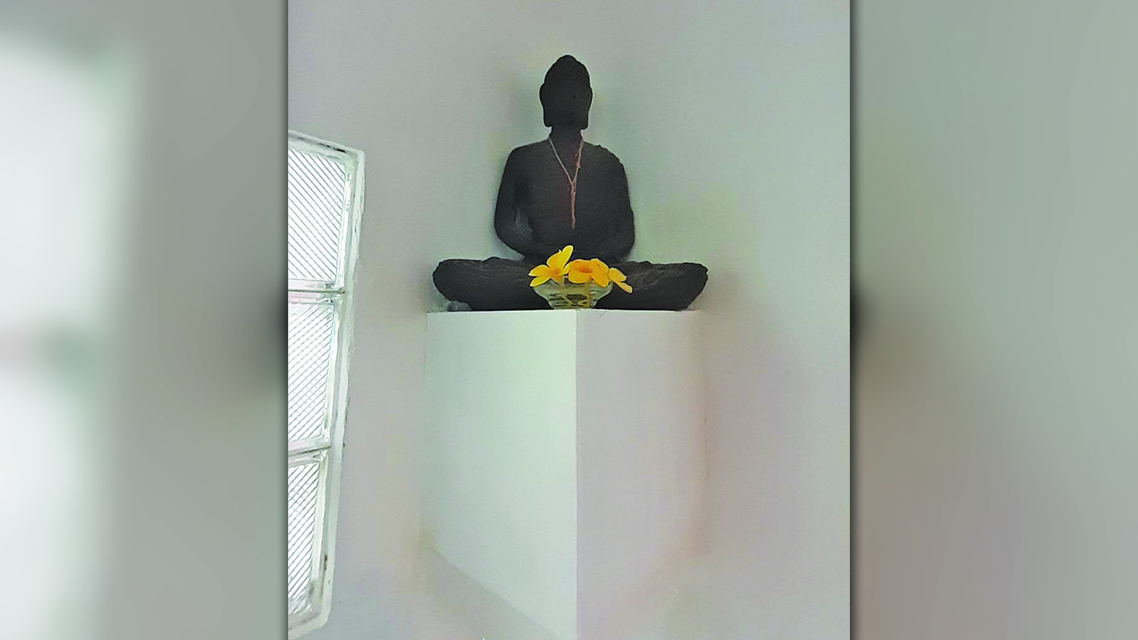 An idol of Lord Buddha.