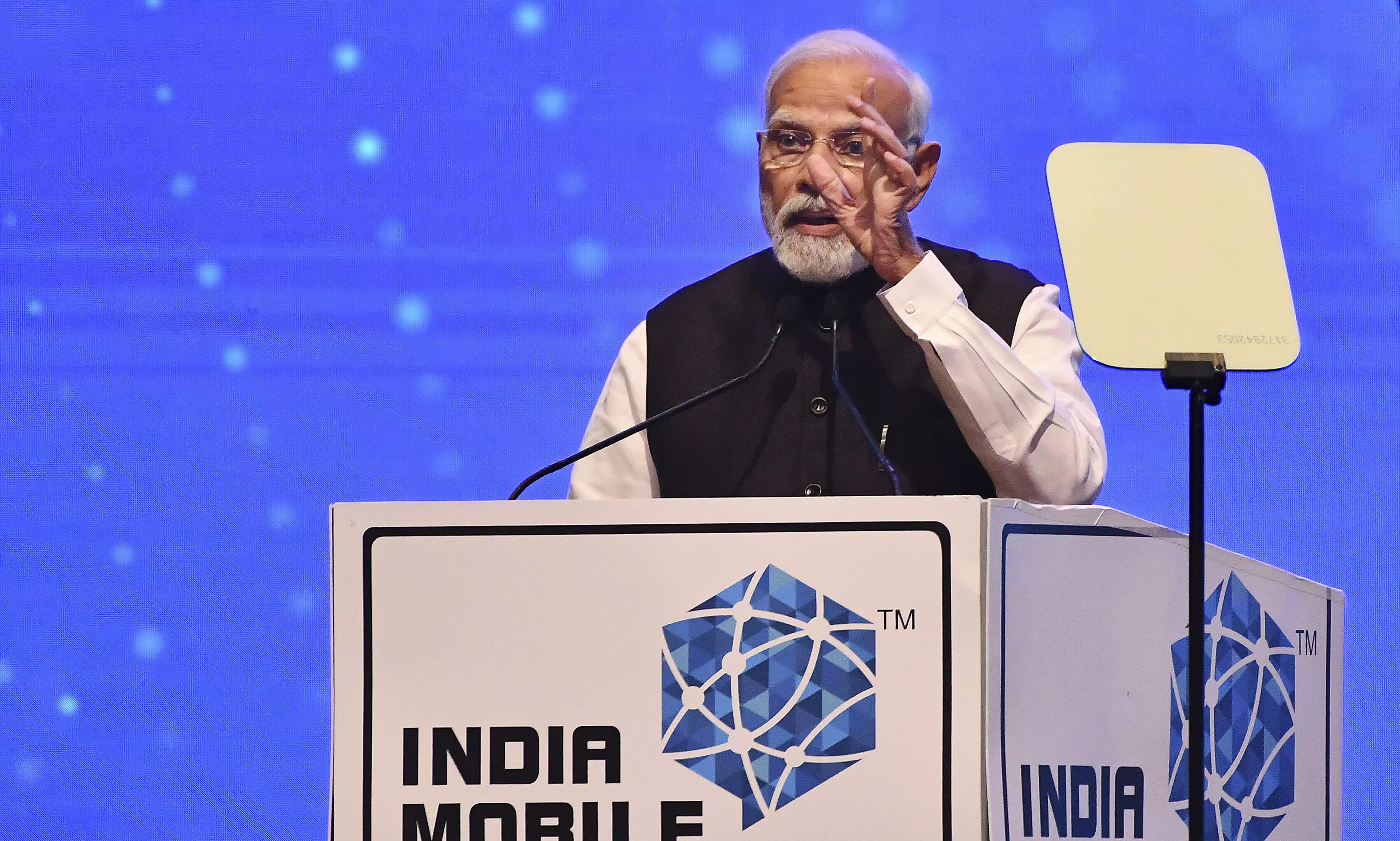 PM, Narendra Modi, Indian Mobile Congress