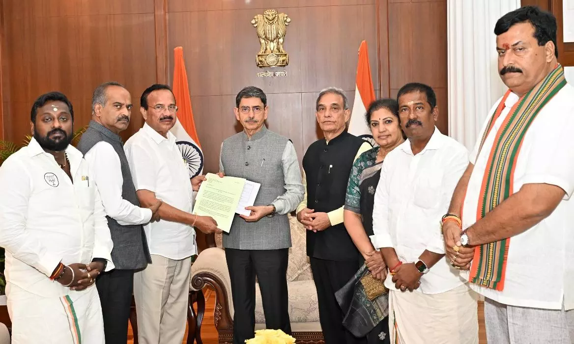 BJP delegation meets TN Governor, says state govt ignoring constitutional provisions
