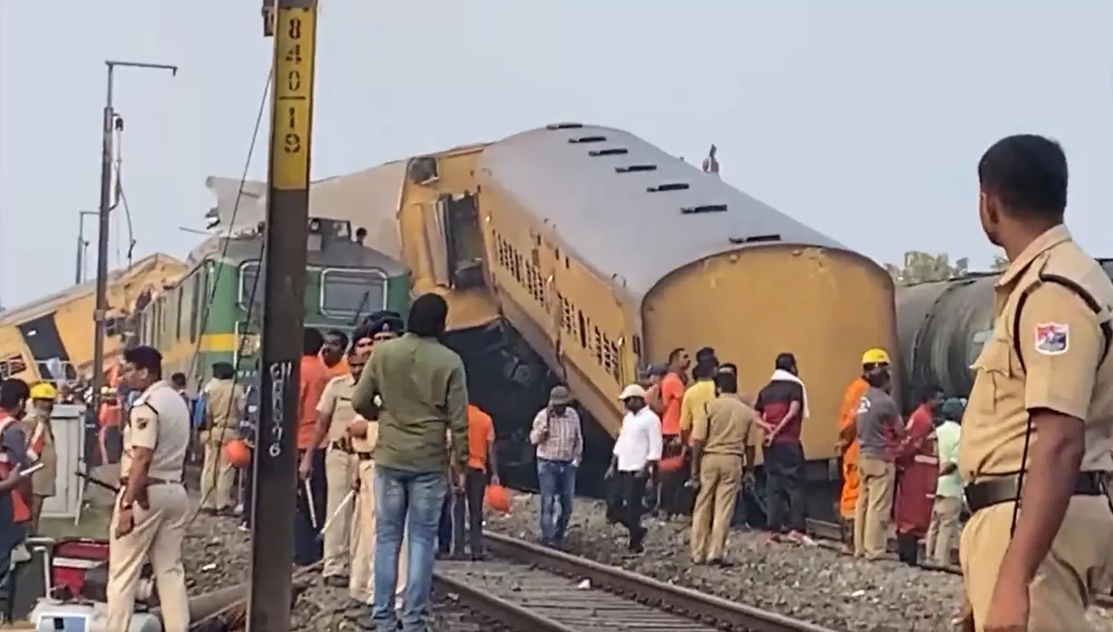 AP train accident: Toll rises to 14; train suspected to have overshot signal