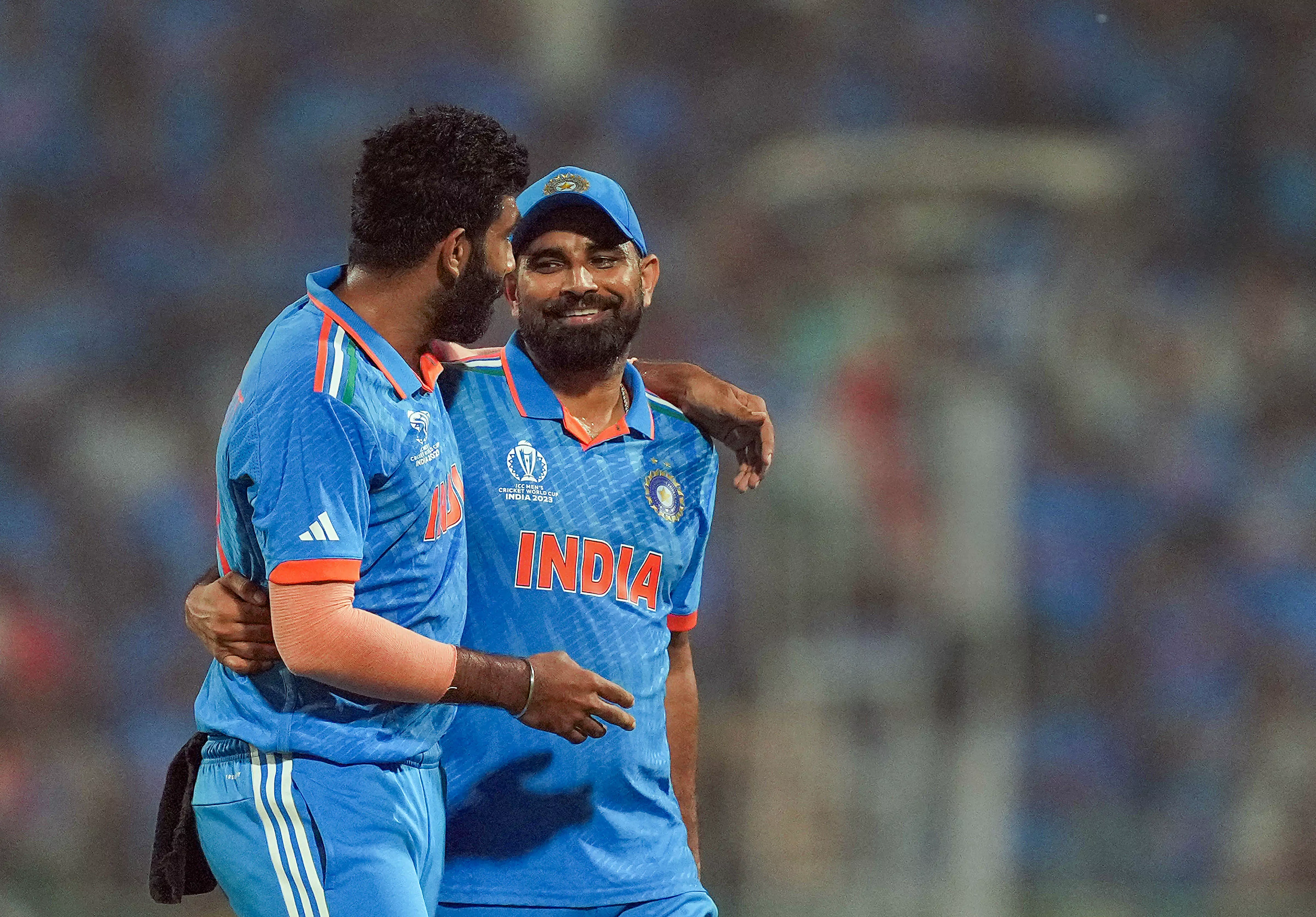 Jasprit Bumrah and Mohammed Shami