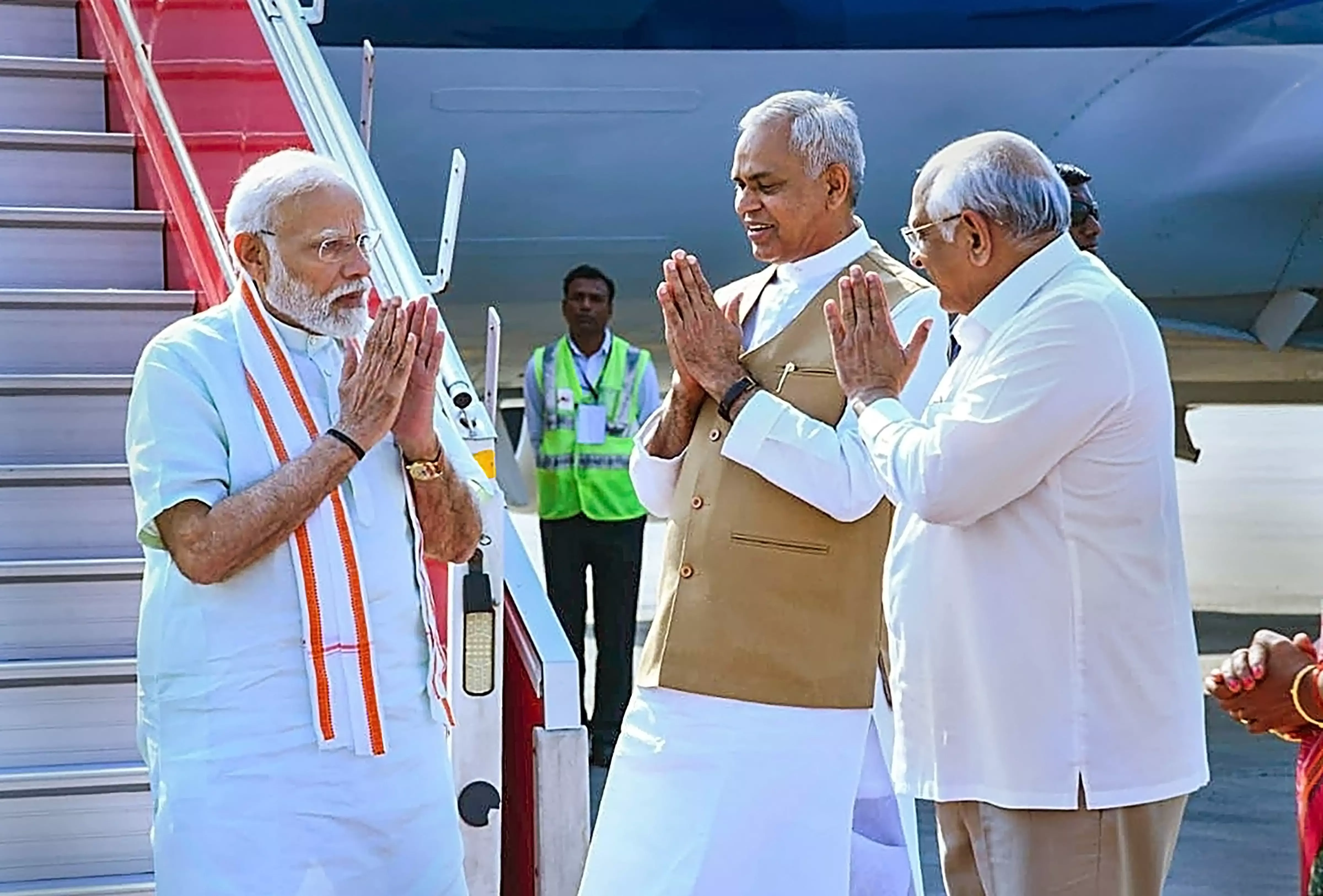 PM Modi prays at Ambaji temple during Gujarat visit