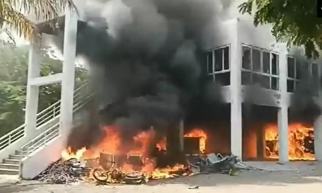 Maharashtra: NCP MLAs house torched amid Maratha quota demand protest