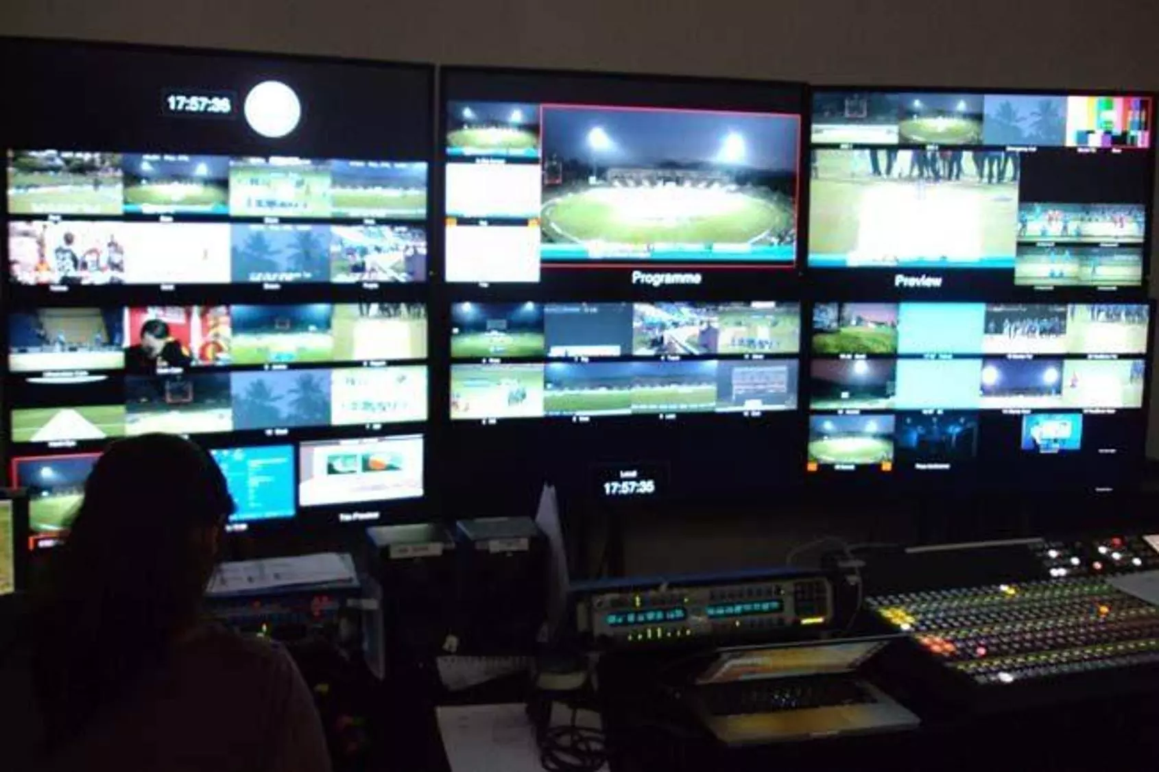 Production Control Room (PCR), Live broadcast of a cricket match