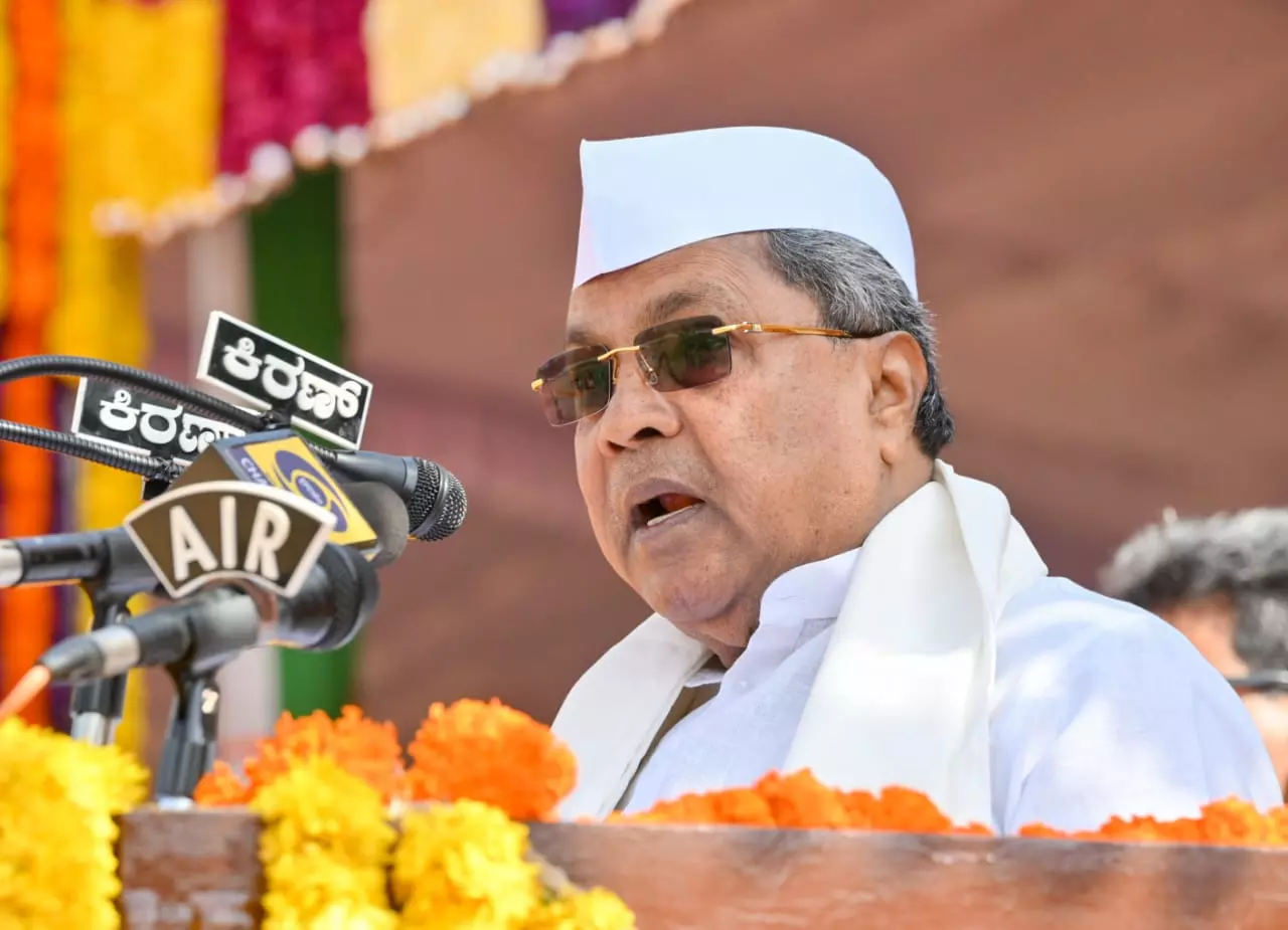 Karnataka CM Siddaramaiah.
