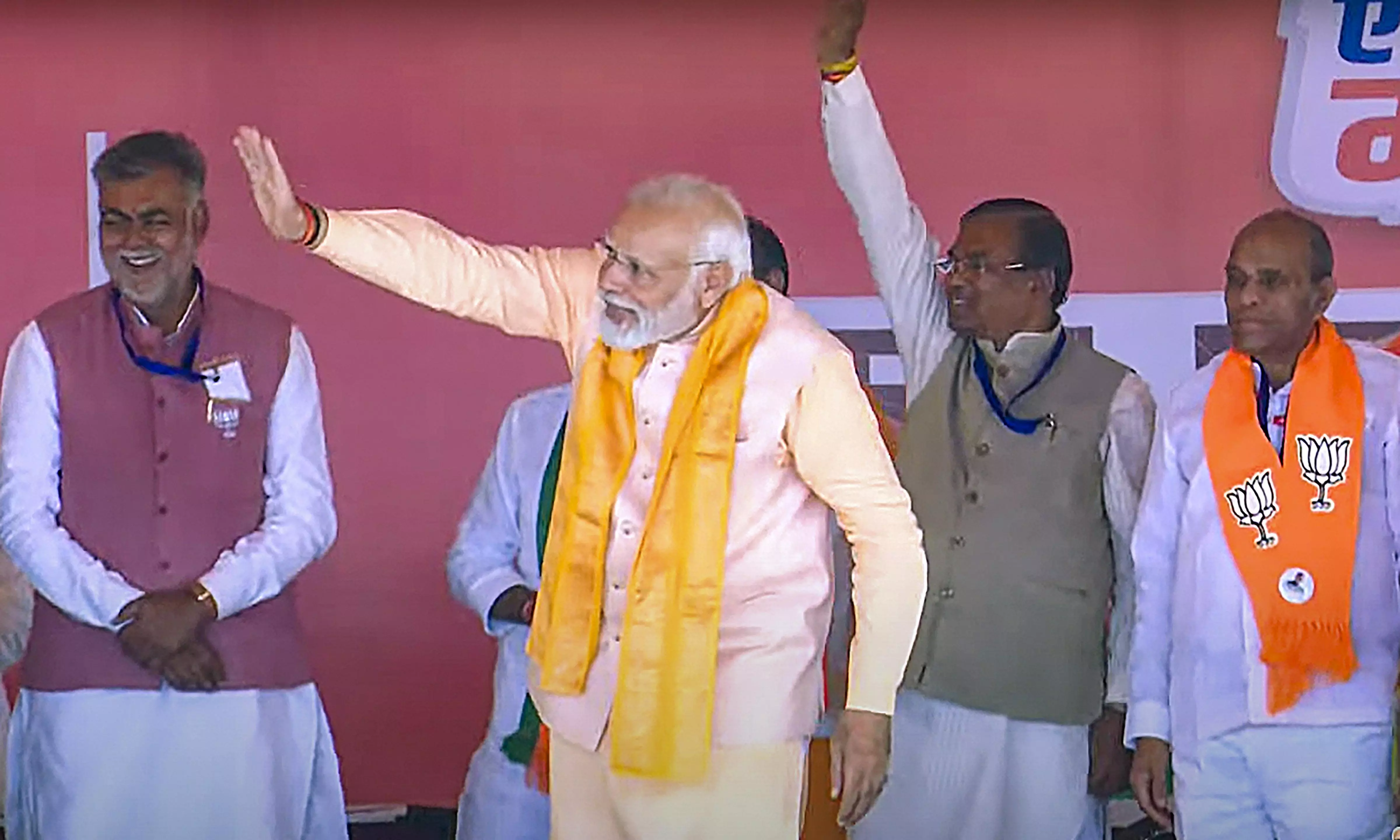 2 Cong leaders in MP battling to secure posts for their sons within the party, claims Modi