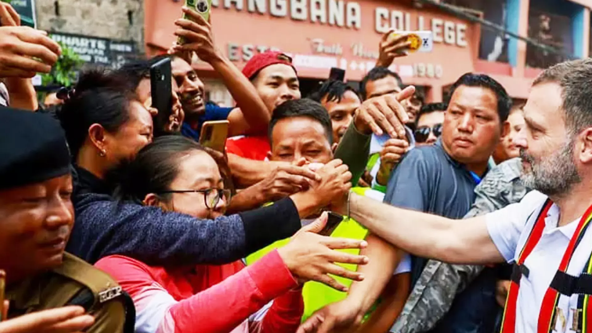 The state unit of Mizoram publicly apologised for Rahul Gandhis padyatra. Photo: PTI