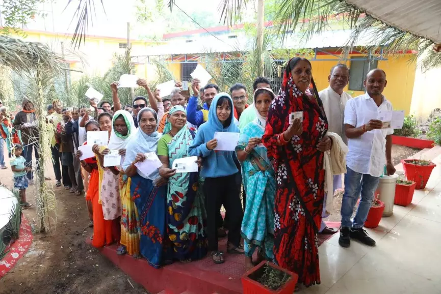 Chhattisgarh records 76.31% turnout, slightly lower than 2018 polls