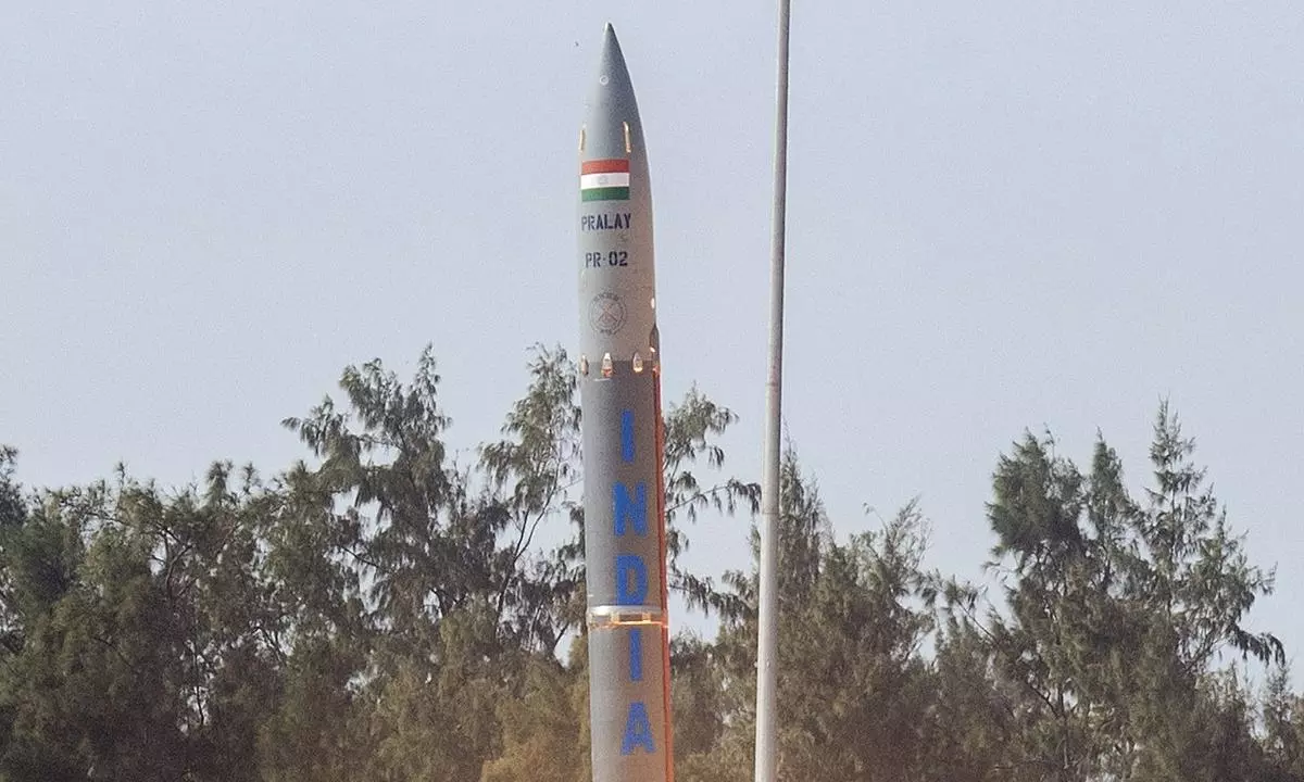 Pralay missile successfully tested by India off Odisha coast