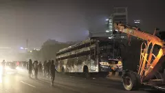 2 dead, 12 injured as moving sleeper bus catches fire in Gurugram