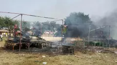 UP: Seven firecracker shops in Mathura destroyed in blaze, 9 injured