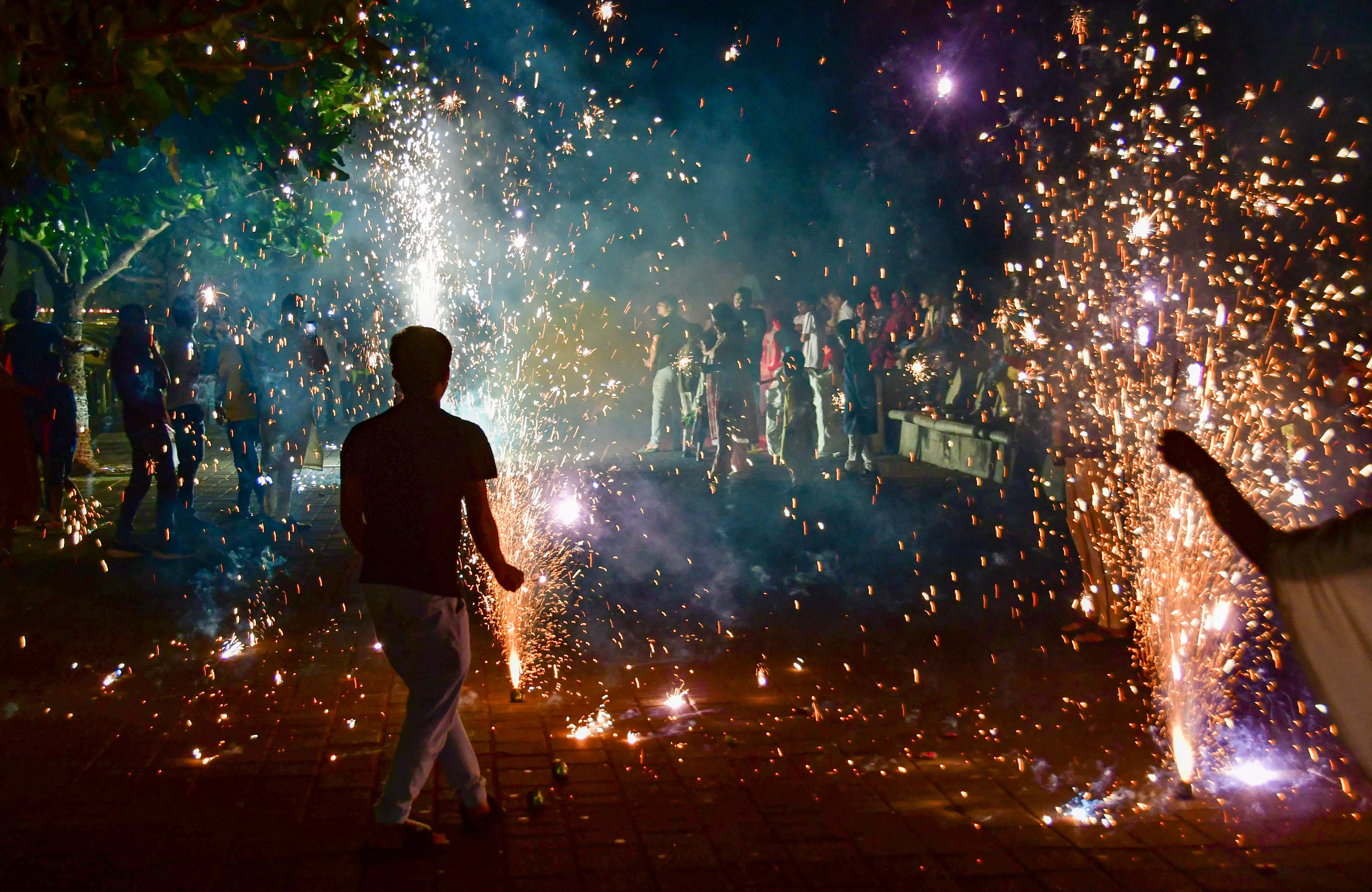 Diwali fireworks as an index of national fragility