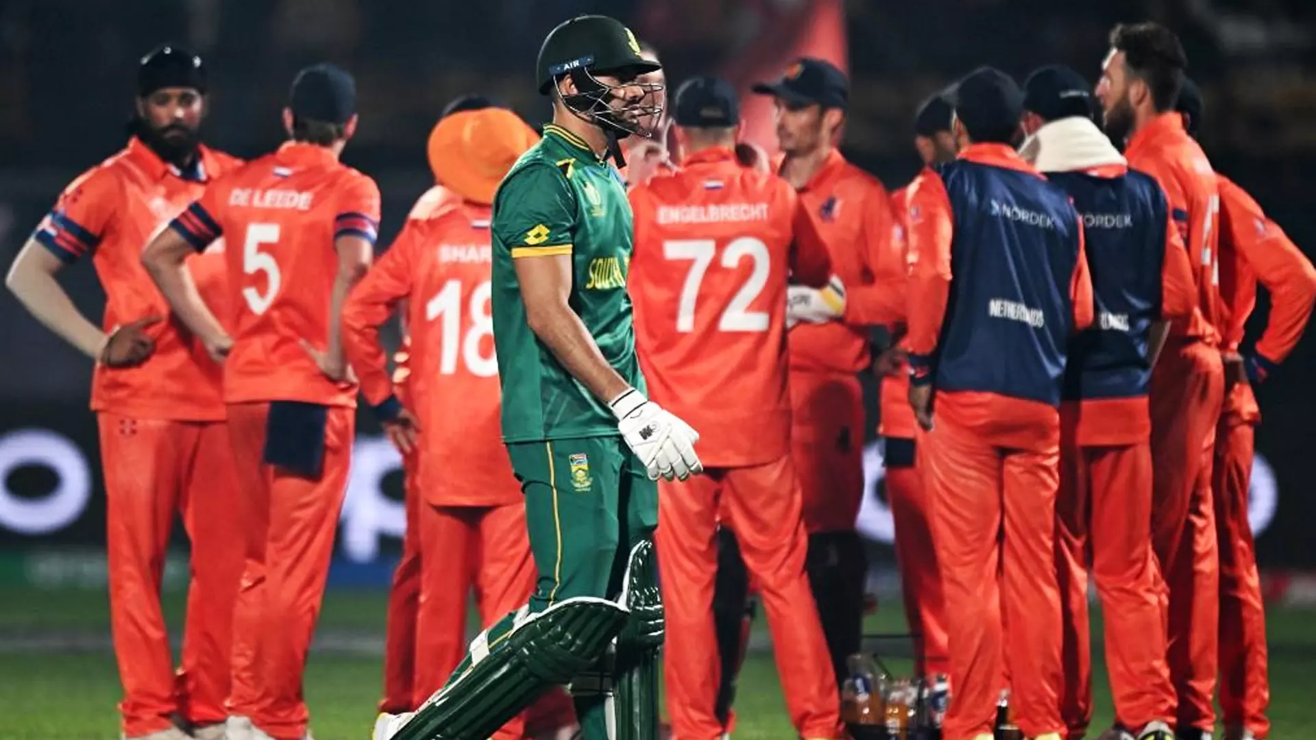 Netherlands defeated South Africa. Photo: PTI