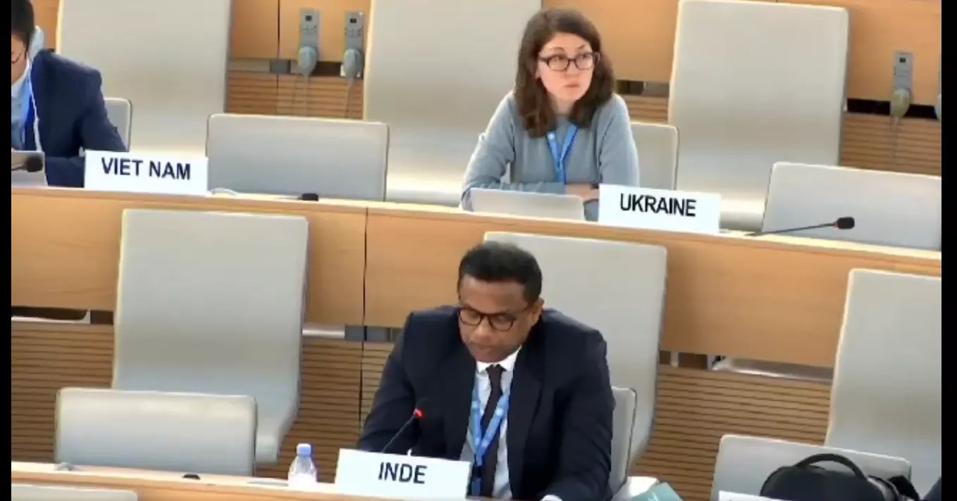 UN Human Rights Council Review meeting, Mohammed Hussain, Indian diplomat
