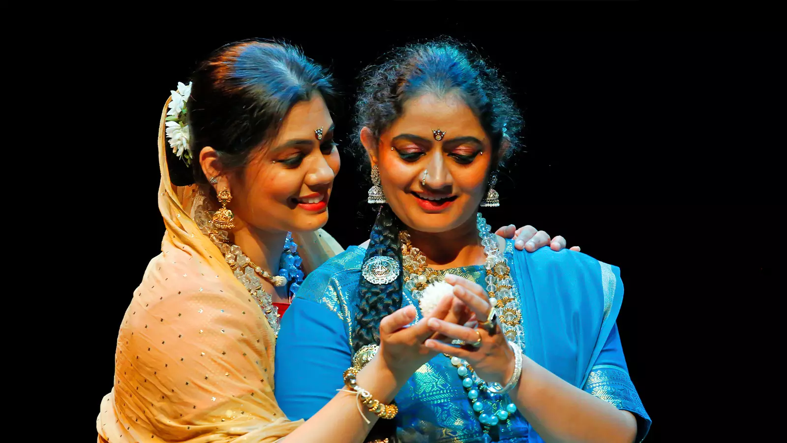 A scene from Sri Krishna Parijata staged by Spandana.